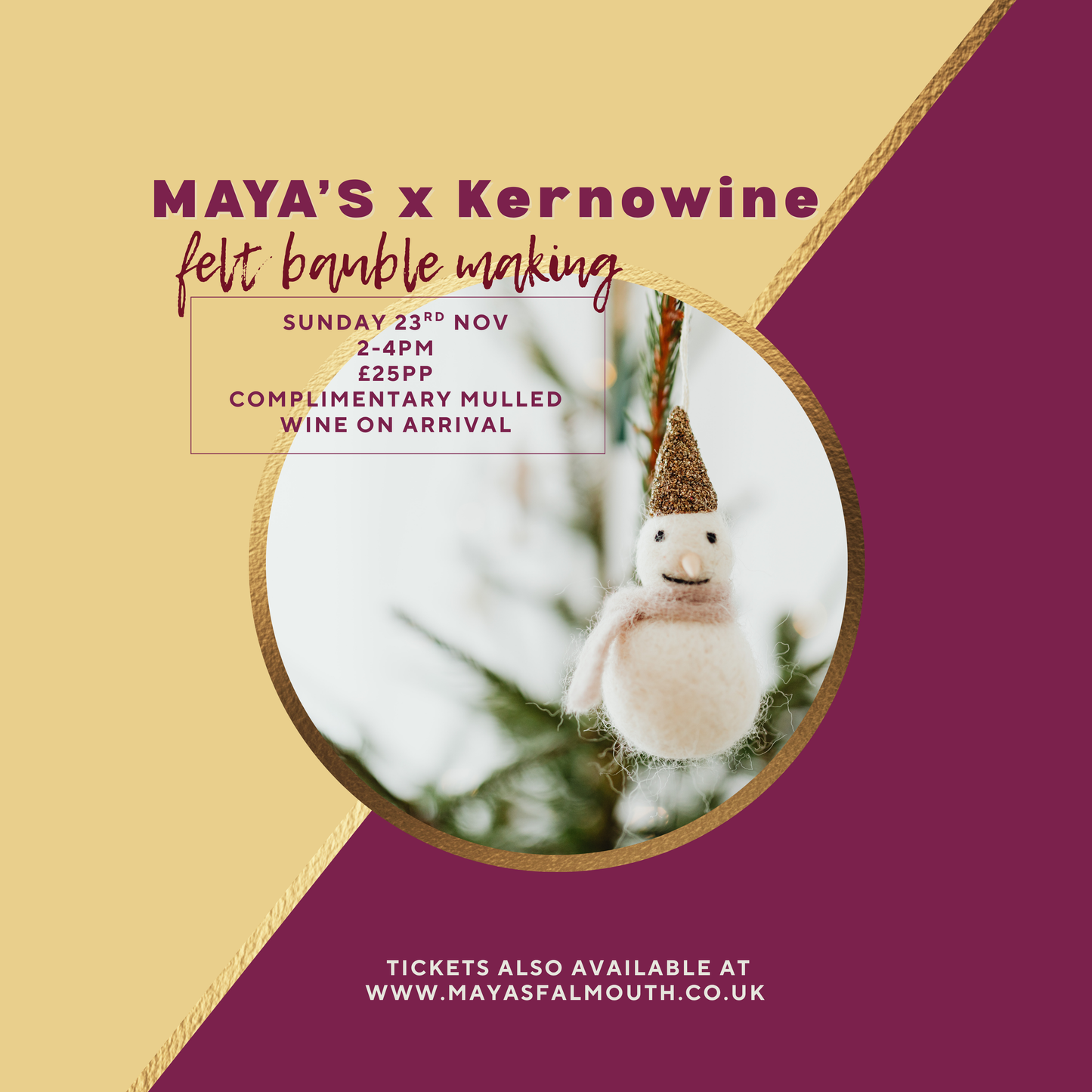 Felt Ornament making with Maya's