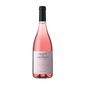 A bottle of Rosé Pink wine from Quinta de Carapeños, featuring a pale pink liquid, a white label with black text, and a black screw cap, set against a plain white background.