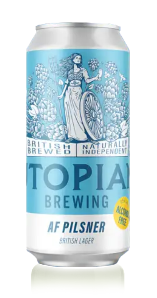 Utopian Brewing AF Pilsner - Low Alcohol Lager