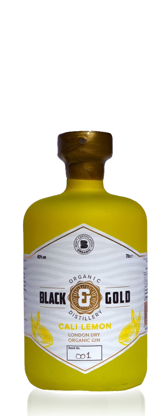 Cali Lemon Organic Gin, Black & Gold Distillery, 700ml