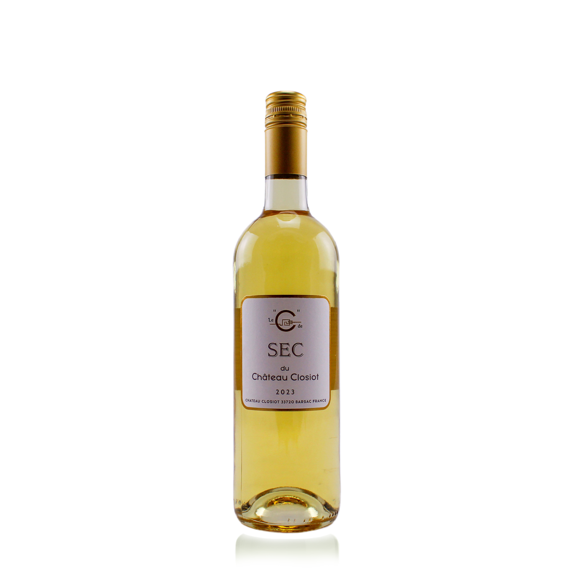 Chateau Closiot, 'Le C de Sec' Barsac Blanc