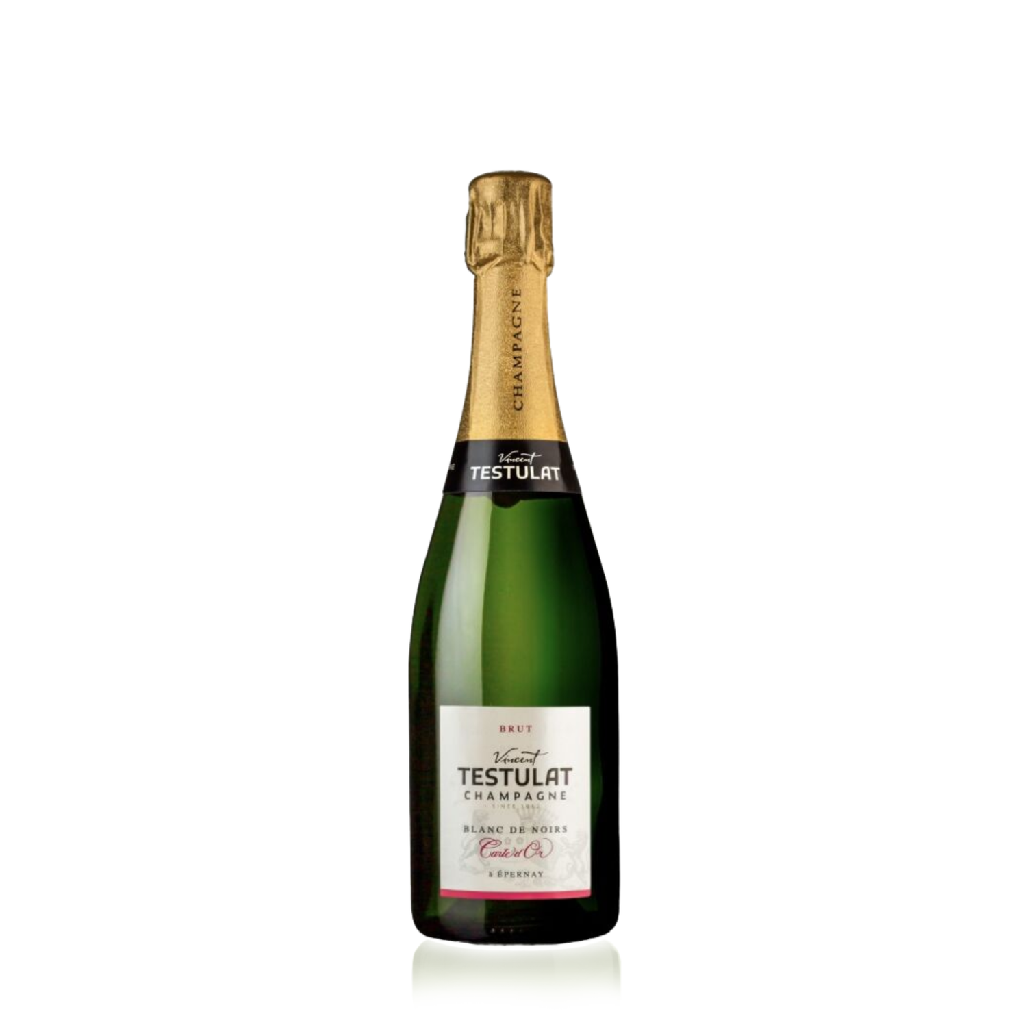 Champagne Testulat, Carte d'Or Brut, Blanc de Noirs